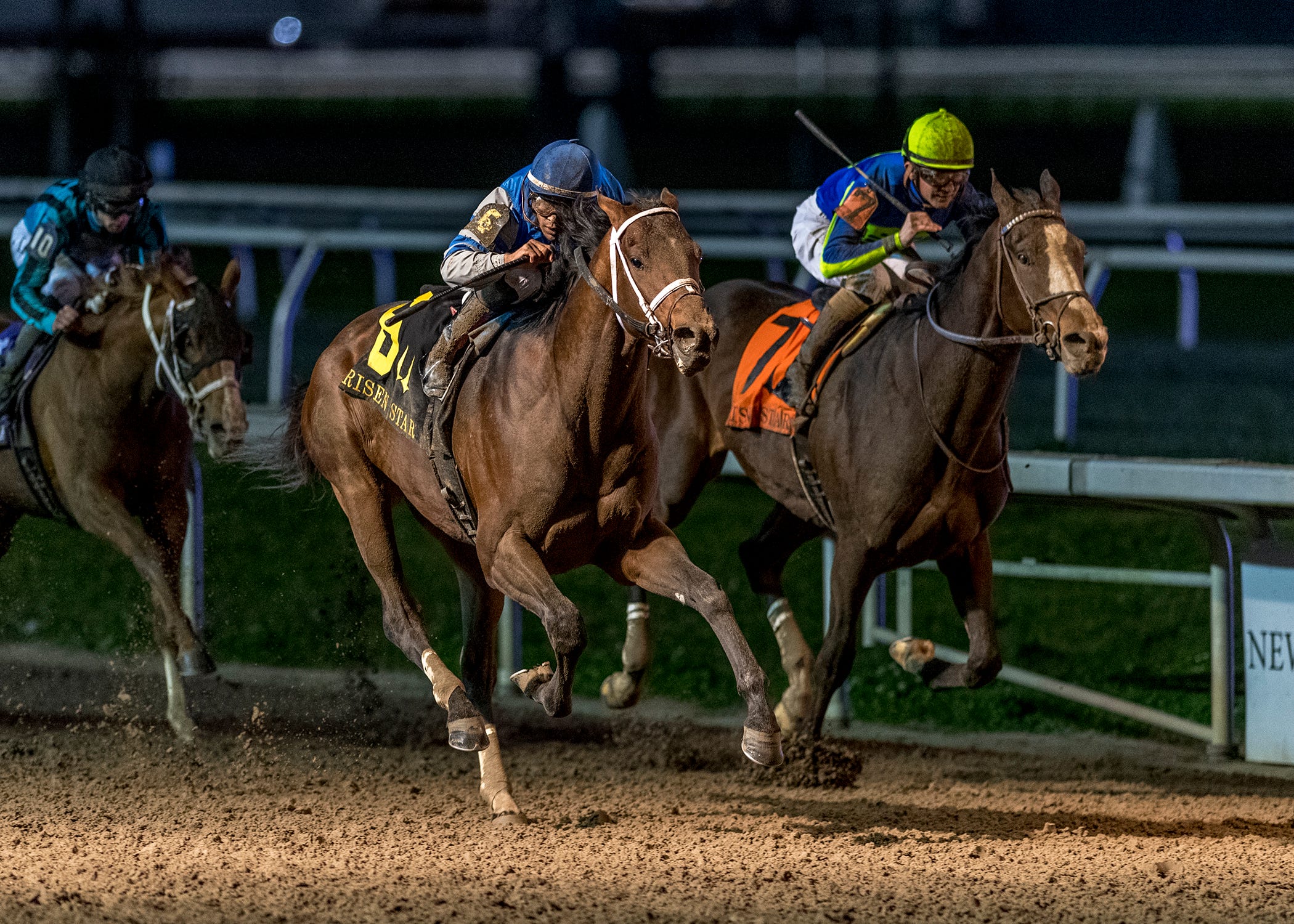 Angel of Empire sorprende en el Risen Star Stakes G2 y asegura un cupo